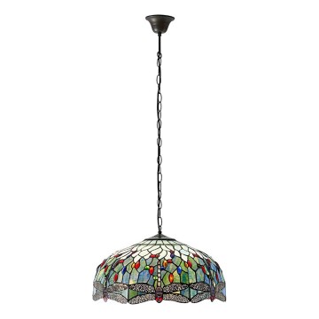 Endon 66148 - Pendel med kædeophæng GULDSMED 3xE27/60W/230V diameter 50 cm