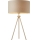 Endon 66986 - Bordlampe TRI 1xE27/40W/230V messing/beige