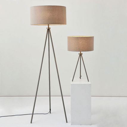Endon 66986 - Bordlampe TRI 1xE27/40W/230V messing/beige