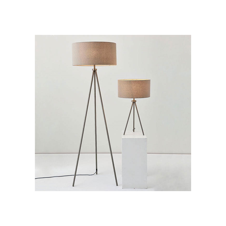 Endon 66986 - Bordlampe TRI 1xE27/40W/230V messing/beige