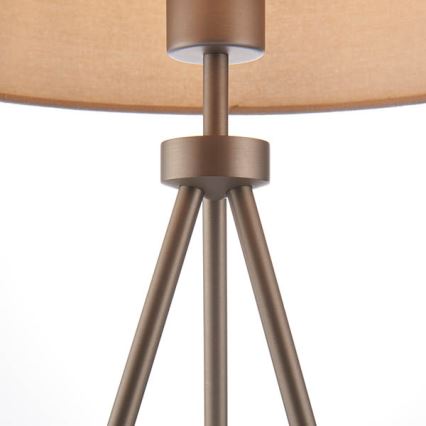 Endon 66986 - Bordlampe TRI 1xE27/40W/230V messing/beige