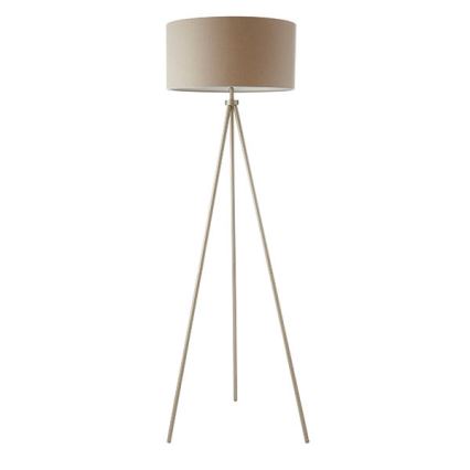 Endon 66987 - Gulvlampe TRI 1xE27/60W/230V beige