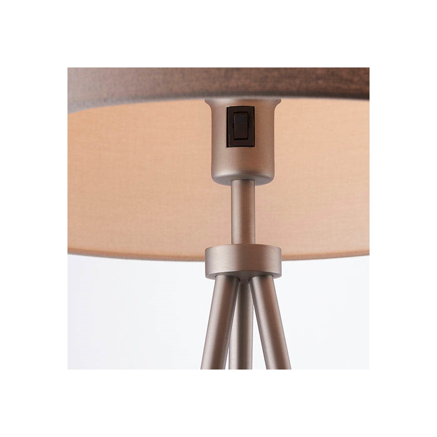 Endon 66987 - Gulvlampe TRI 1xE27/60W/230V beige