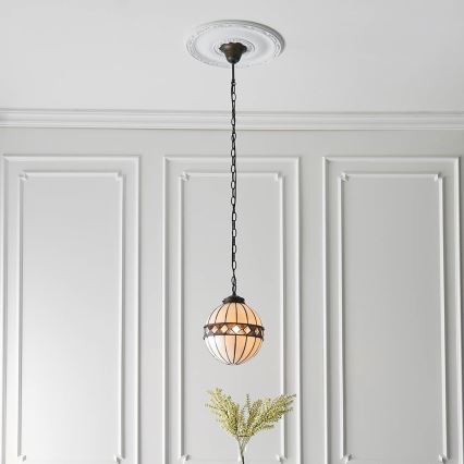 Endon 67044 - Pendel med kædeophæng FARGO 1xE14/40W/230V diameter 25,5 cm