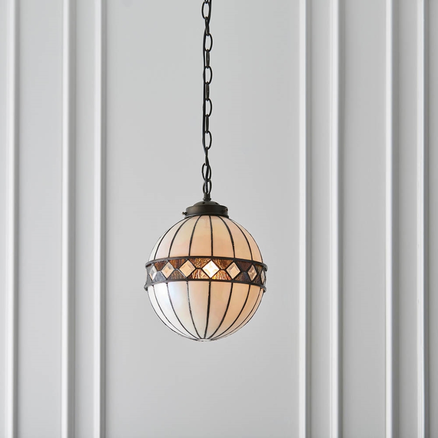 Endon 67044 - Pendel med kædeophæng FARGO 1xE14/40W/230V diameter 25,5 cm