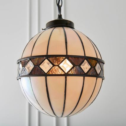 Endon 67044 - Pendel med kædeophæng FARGO 1xE14/40W/230V diameter 25,5 cm