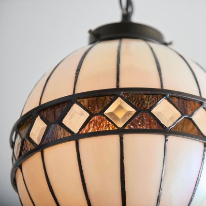 Endon 67044 - Pendel med kædeophæng FARGO 1xE14/40W/230V diameter 25,5 cm