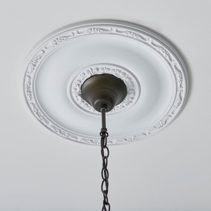 Endon 67045 - Kædeophængt Tiffany-lysekrone FARGO 1xE27/60W/230V Ø 40 cm