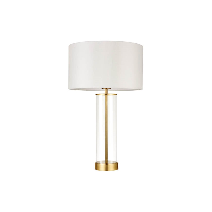 Endon 68802 - Dæmpbar touch-bordlampe LESSINA 1xE27/10W/230V guld/hvid