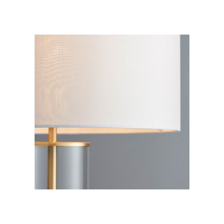 Endon 68802 - Dæmpbar touch-bordlampe LESSINA 1xE27/10W/230V guld/hvid