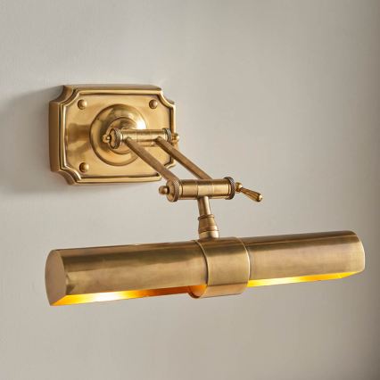 Endon 69832 - Billedlampe WINCHESTER 2xE14/6W/230V 35,5 cm messing