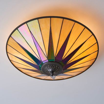 Endon 70240 - Loftlampe DARK STAR 2xE27/40W/230V diameter 49 cm