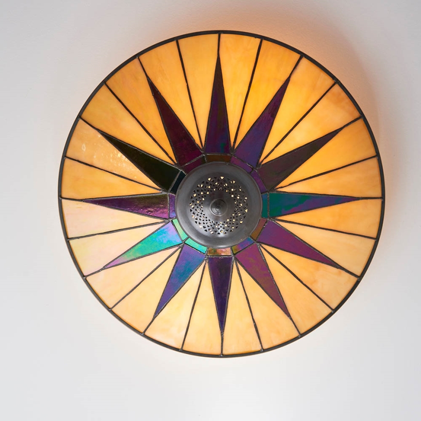 Endon 70240 - Loftlampe DARK STAR 2xE27/40W/230V diameter 49 cm
