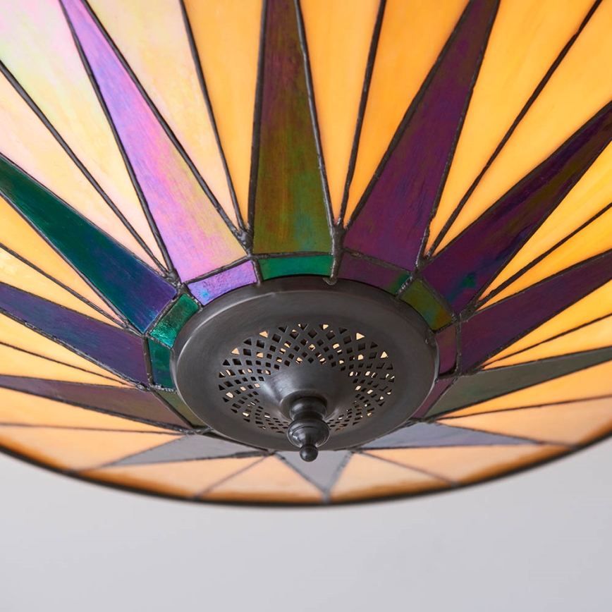 Endon 70240 - Loftlampe DARK STAR 2xE27/40W/230V diameter 49 cm