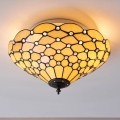 Endon 70242 - Loftlampe Tiffany PEARL 2xE27/60W/230V Ø 37 cm
