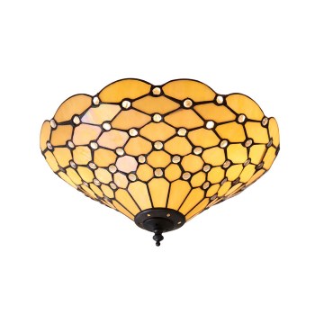 Endon 70242 - Loftlampe Tiffany PEARL 2xE27/60W/230V Ø 37 cm