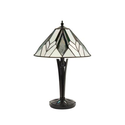 Endon 70365 - Bordlampe Tiffany ASTORIA 1xE14/40W/230V Ø 30 cm