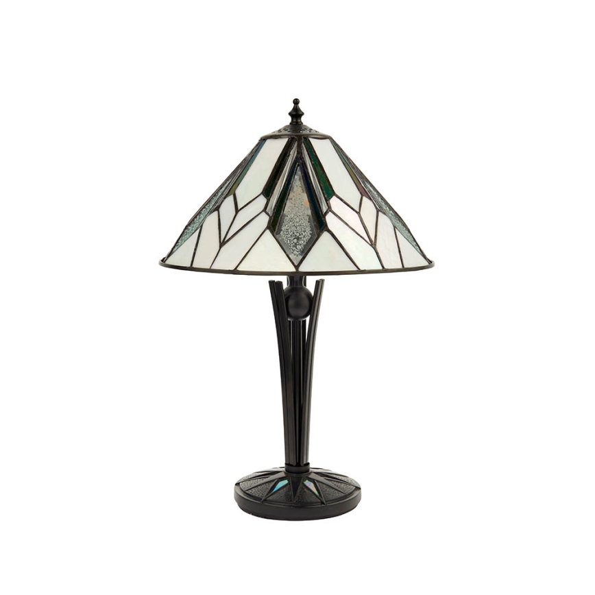 Endon 70365 - Bordlampe Tiffany ASTORIA 1xE14/40W/230V Ø 30 cm