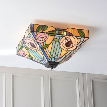 Endon 70698 - Loftlampe WILLOW 2xE27/60W/230V