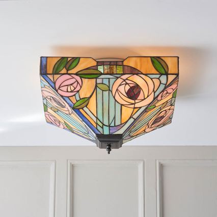 Endon 70698 - Loftlampe WILLOW 2xE27/60W/230V