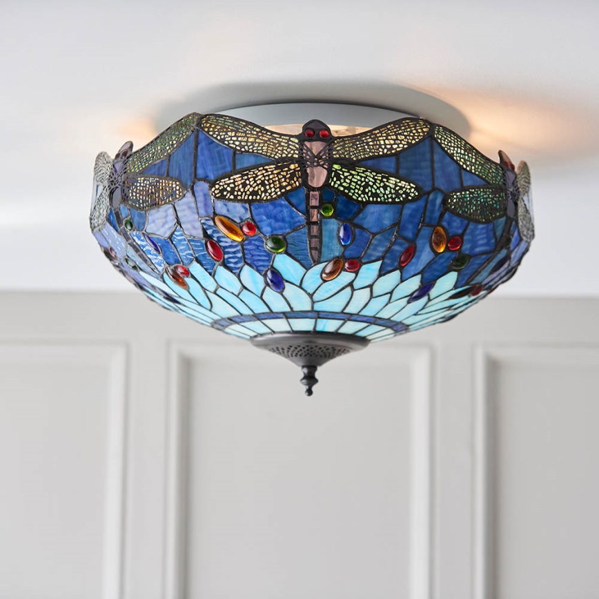 Endon 70722 - Loftlampe GULDSMED 2xE27/60W/230V diameter 41 cm