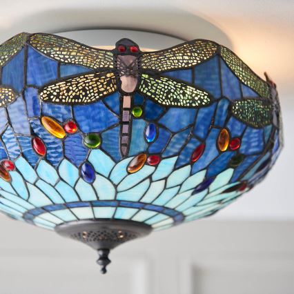 Endon 70722 - Loftlampe GULDSMED 2xE27/60W/230V diameter 41 cm