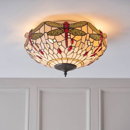 Endon 70723 - Loftlampe GULDSMED 2xE27/60W/230V diameter 41 cm