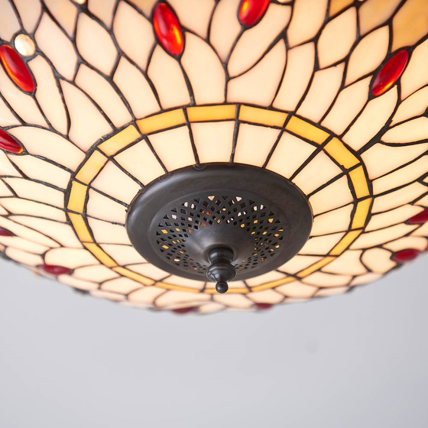 Endon 70723 - Loftlampe GULDSMED 2xE27/60W/230V diameter 41 cm