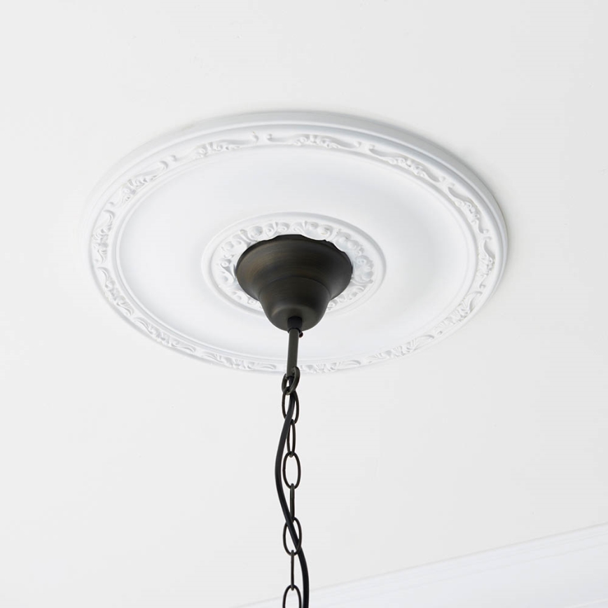 Endon 70824 - Tiffany DRAGONFLY lysekrone på kæde 3xE27/60W/230V Ø 41 cm