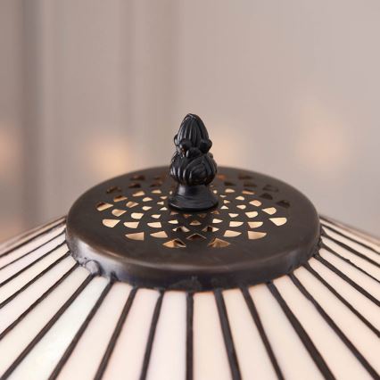 Endon 70935 - Bordlampe Tiffany FARGO 2xE27/60W/230V Ø 41,5 cm