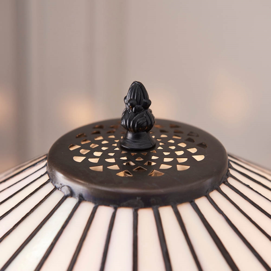 Endon 70935 - Bordlampe Tiffany FARGO 2xE27/60W/230V Ø 41,5 cm