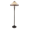 Endon 70936 - Gulvlampe FARGO 2xE27/60W/230V Ø 50 cm