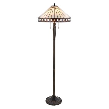 Endon 70936 - Gulvlampe FARGO 2xE27/60W/230V Ø 50 cm