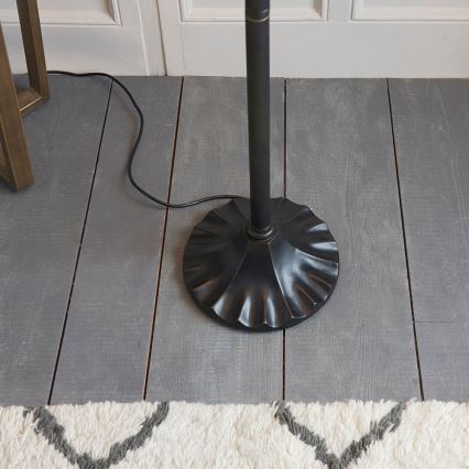 Endon 70936 - Gulvlampe FARGO 2xE27/60W/230V Ø 50 cm