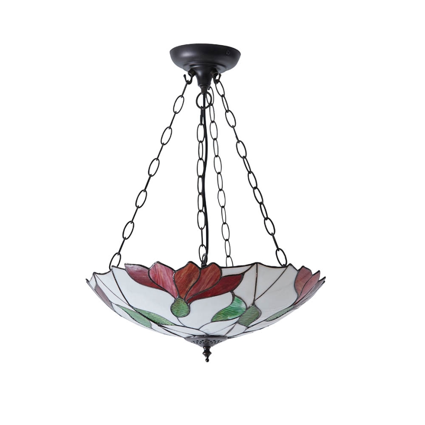 Endon 70946 - Pendel med kædeophæng BOTANICA 3xE27/60W/230V diameter 45 cm