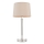 Endon 72175 - Bordlampe med USB-port SYON 1xE14/40W/230V blank krom/beige
