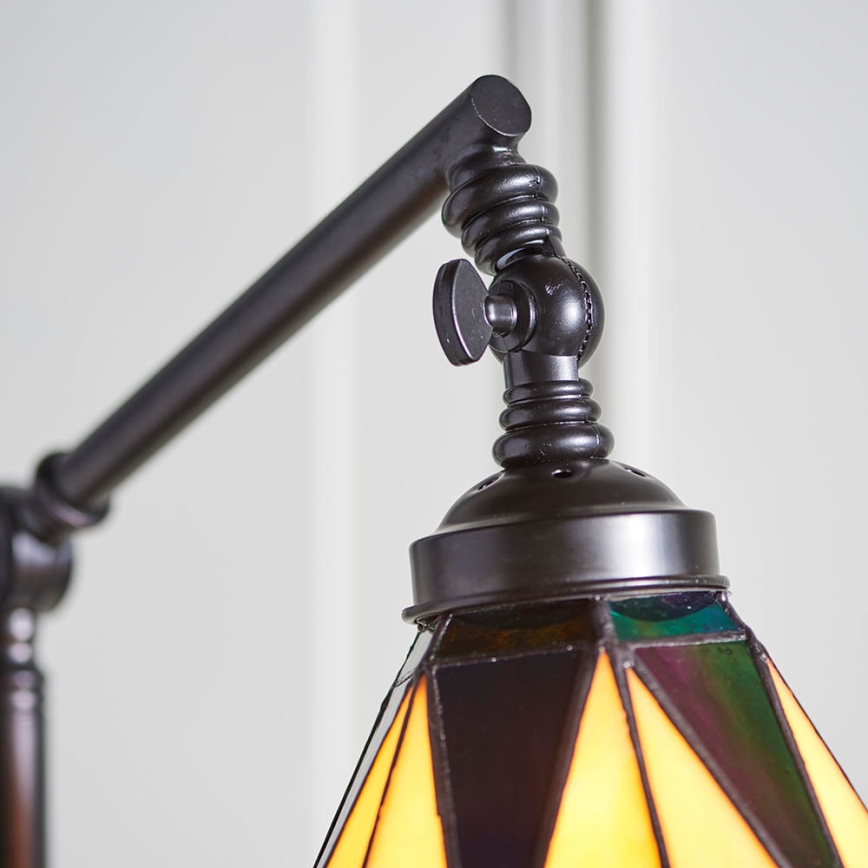 Endon 74355 - Gulvlampe DARK STAR 1xE14/40W/230V