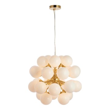 Endon 76499 - Pendel med ledning OSCAR 28xG9/18W/230V guld