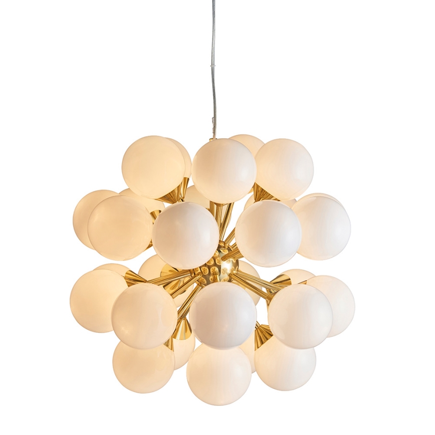 Endon 76499 - Pendel med ledning OSCAR 28xG9/18W/230V guld