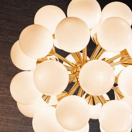 Endon 76499 - Pendel med ledning OSCAR 28xG9/18W/230V guld