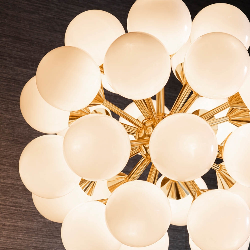 Endon 76499 - Pendel med ledning OSCAR 28xG9/18W/230V guld