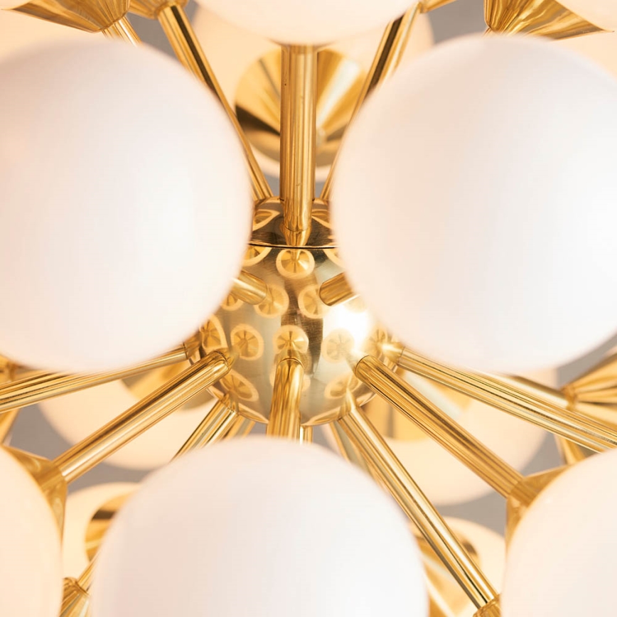 Endon 76499 - Pendel med ledning OSCAR 28xG9/18W/230V guld
