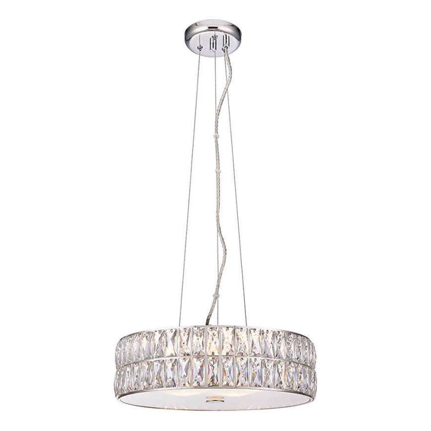Endon 76513 - LED-pendel på wire VERINA 5xLED/5W/230V, poleret krom