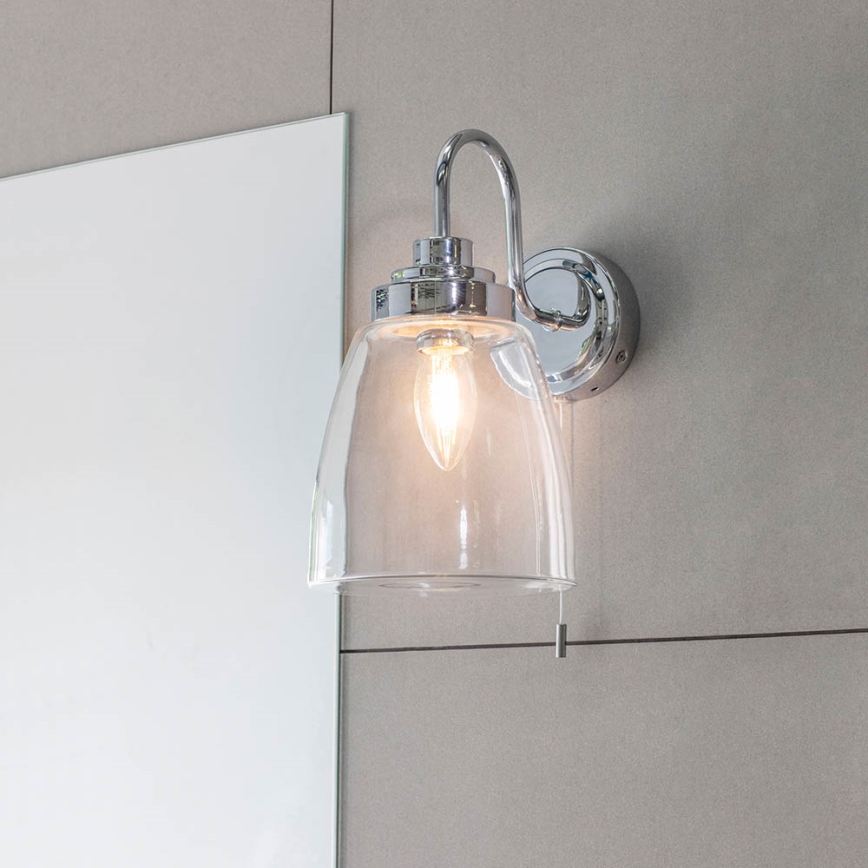 Endon 77088 - Badeværelses væglampe ASHBURY 1xE14/4W/230V IP44 blank krom