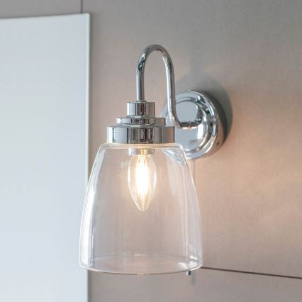 Endon 77088 - Badeværelses væglampe ASHBURY 1xE14/4W/230V IP44 blank krom