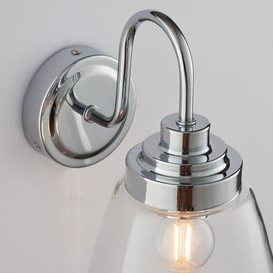 Endon 77088 - Badeværelses væglampe ASHBURY 1xE14/4W/230V IP44 blank krom