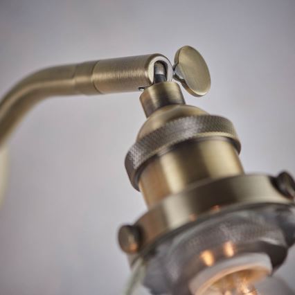 Endon 77273 - Vægspot HANSEN 1xE14/40W/230V messing