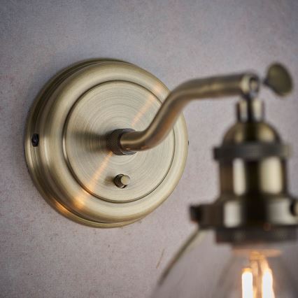Endon 77273 - Vægspot HANSEN 1xE14/40W/230V messing