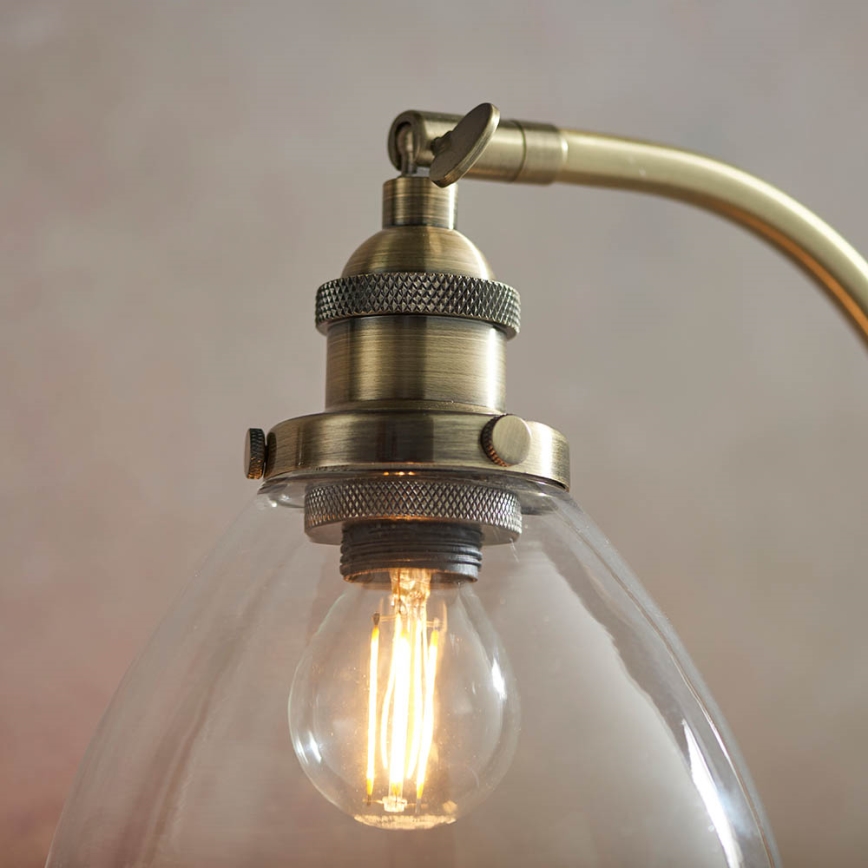 Endon 77859 - Bordlampe HANSEN 1xE14/40W/230V messing