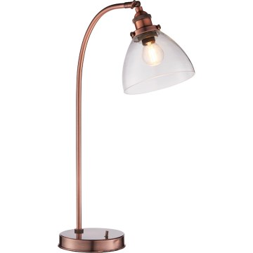 Endon 77861 - Bordlampe HANSEN 1xE27/40W/230V kobber